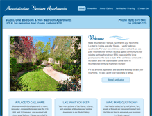 Tablet Screenshot of mountainviewventureapts.com